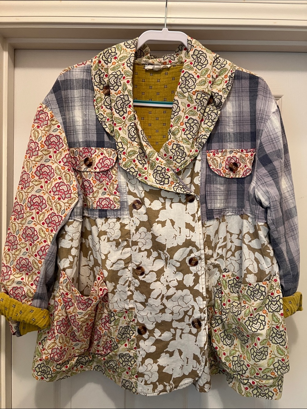 Blue Velvet multi-color Jacket